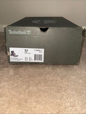 Timberland Boots (Black)
BELANGER EK•
6 IN WATERPROOF
BLACK FULL GRAIN Size 9.5